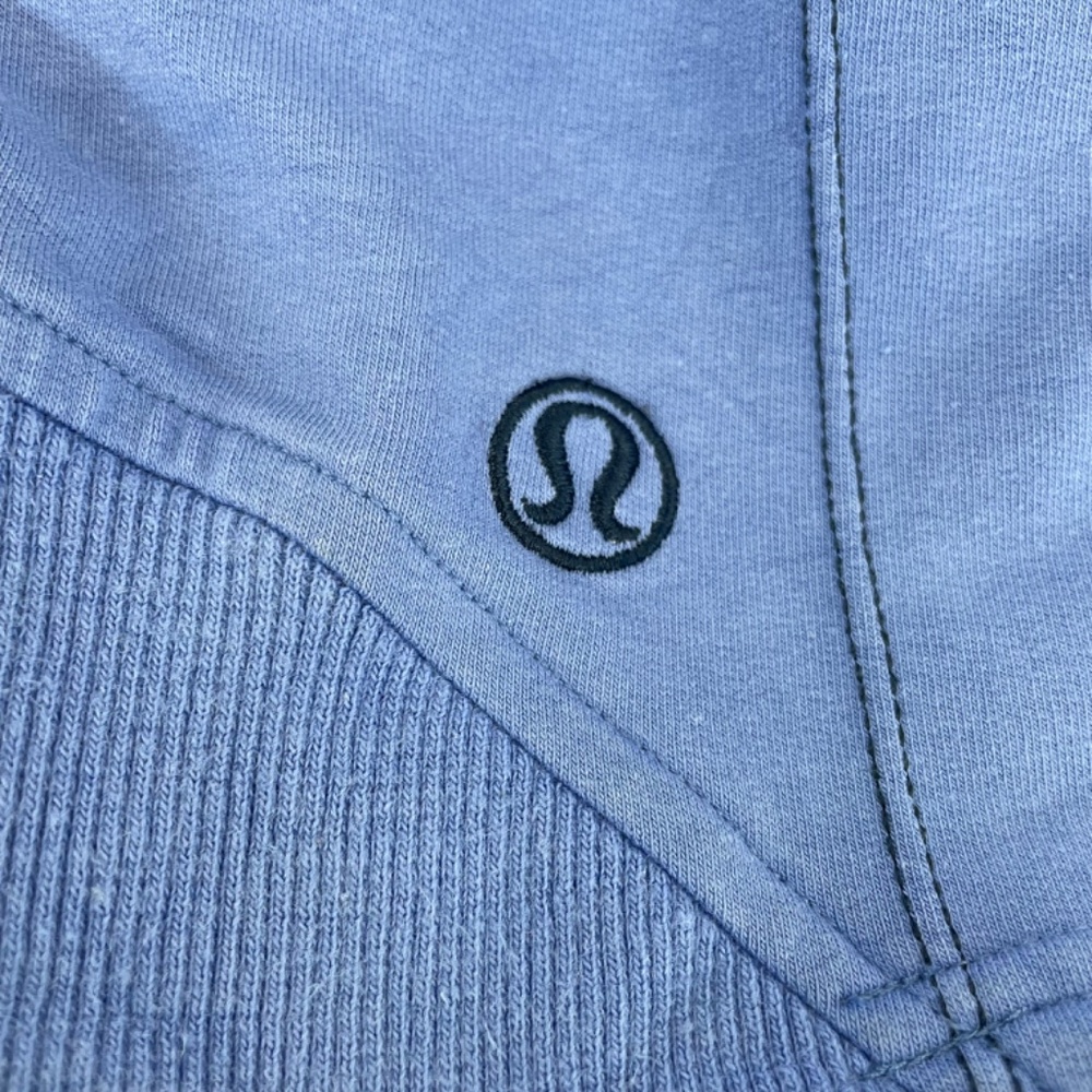 Lululemon Zip Sweater Blue Snap Women 8 VINTAGE - Picture 16 of 16